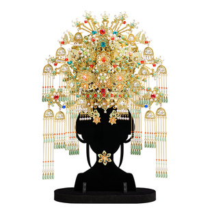 【官旗】拼酷唐·宝钿金珠凤冠 金属拼图拼装模型结婚情人节礼物