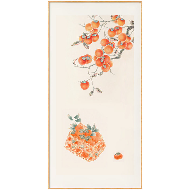 墙蛙新中式玄关装饰画防水防霉