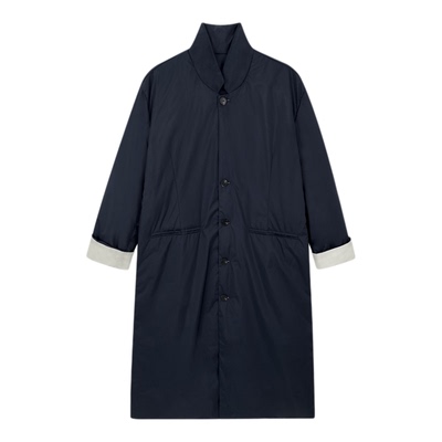 藏青色羽绒服女2025冬季新款