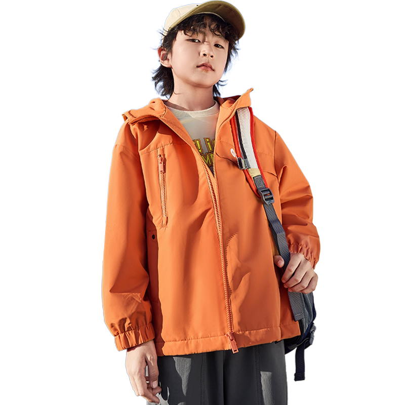 巴拉巴拉男童加厚外套冲锋衣春秋