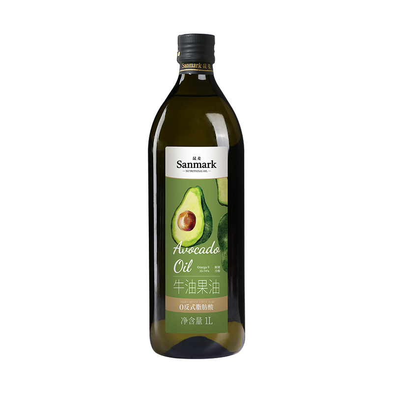 【晟麦 牛油果油1L0反式脂肪酸】进口原油鲜果冷榨健康营养热炒油