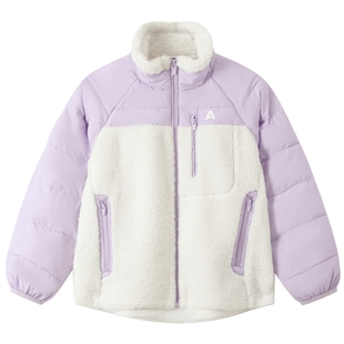 安奈儿童装男童女童短款棉衣棉服冬保暖加绒夹棉防风棉袄