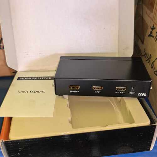 【议价-可维修】HDMI 2口分器 一进二出 电源开关 信号稳定 插电