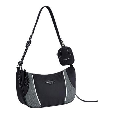 【品牌奥莱】bagsmart时尚斜挎包女单肩包腋下包大容量小众手提包