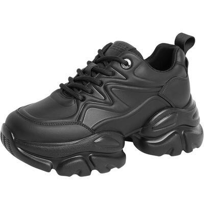 百丽休闲鞋潮酷厚底老爹鞋