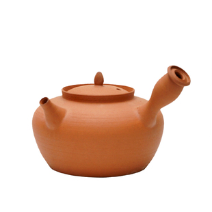 手工白泥炉煮茶红泥砂铫壶炭炉潮州侧把陶壶烧水炉吴永华手工砂铫