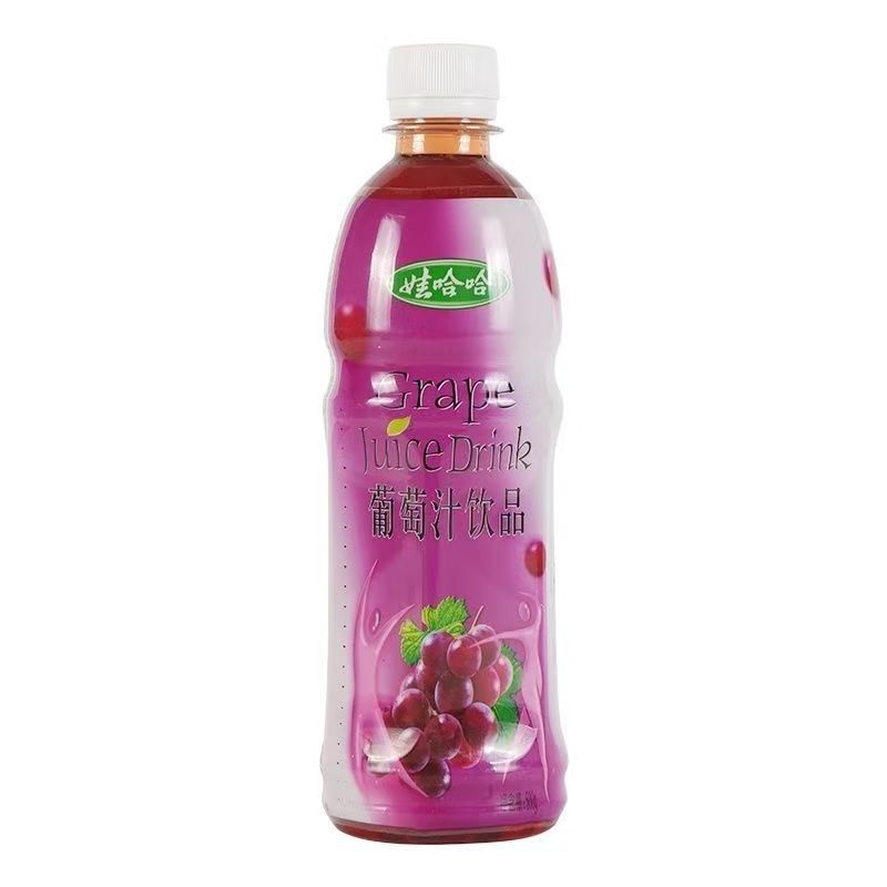 娃哈哈葡萄汁500ml*10瓶水蜜桃味