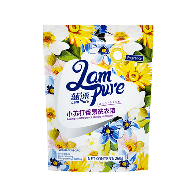 260g袋装洗衣液机洗手洗家用香氛洁净洗涤剂实惠装补充液