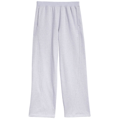 adidas阿迪达斯三叶草男子运动休闲宽松针织直筒长裤JX6164