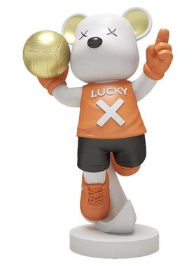 益方家居树脂卡通桌面家居饰品