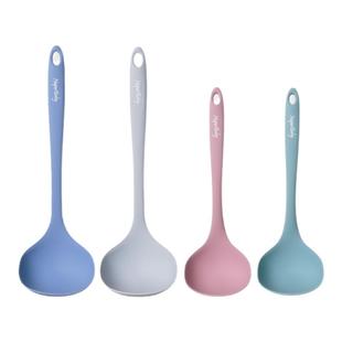进口naperbaby婴儿硅胶汤勺 宝宝辅食锅粥勺食品级耐高温铂金硅胶