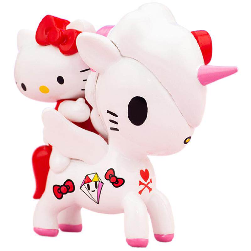 正版tokidoki独角兽与Hello kitty朋友们系列盲盒少女心圣诞礼物
