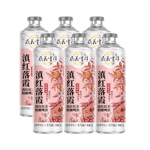 【新品上市】风花雪月 滇红落霞红茶中式精酿啤酒1L*6罐装整箱