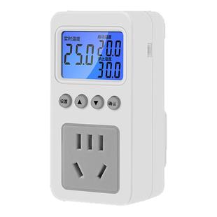 数显智能温控器插座鱼缸爬宠温度自动加热控制器冰箱锅炉温控开关