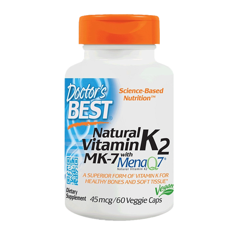 【自营】美国多特倍斯维生素K2软胶囊骨关节VK补钙60粒正品进口