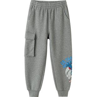 【奥特曼IP商场同款】巴拉巴拉童装儿童裤子男加绒长裤2026冬休闲