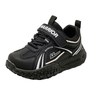 回力童鞋男童黑色运动鞋2026秋季新款儿童透气休闲鞋女童轻便跑鞋