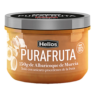 Apricot jam Helios西班牙杏子果酱果肉多0添加0蔗糖轻脂肪美味