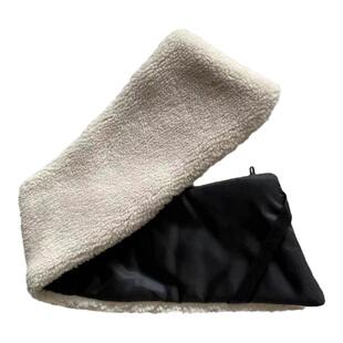 新款毛领通用型翻领牛仔皮衣薄款深咖啡卡其色羊羔毛领子单卖假领