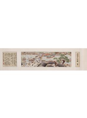 手工刺绣清明上河图，精美礼盒