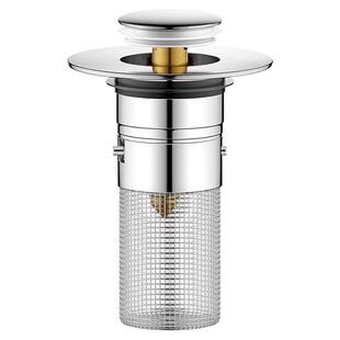 洗手盆过滤弹跳下水器新款通用防臭封堵防虫配件即插按压式水槽塞