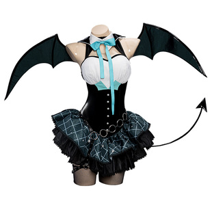 现货Uwowo悠窝窝小浣熊联动 初的音律cos  服装女 MIKUU双马尾