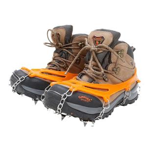 公狼不锈钢12齿冰爪登山防滑鞋套雪爪户外攀冰简易鞋链钉大码冰抓