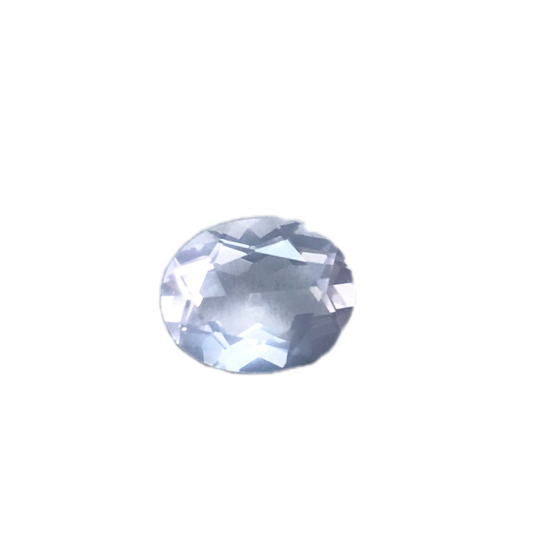 天然刻面粉水晶椭圆形戒面裸石可镶嵌戒指吊坠耳钉手链6*8mm