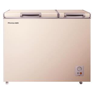 海信206L冰柜家用大容量双温冷柜商用冷藏冷冻两用卧式一级节能
