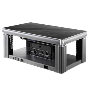 升降取暖桌茶几一体烤火桌家用客厅天然气电两用电暖桌烤火炉新款