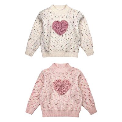 女大童冬季加厚保暖针织衫毛衣