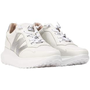 WONDERS西班牙原产进口厚底超轻舒适拼接休闲小白鞋女单鞋