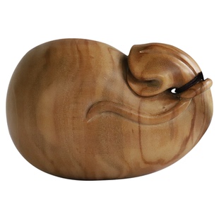 印度迈索尔正区老山檀香钱袋子手把件招财守财文玩盘玩把玩件