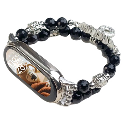 五帝钱diy手表链适用小米手环腕带9/8/7/6/5/4手表华为10表带9pro