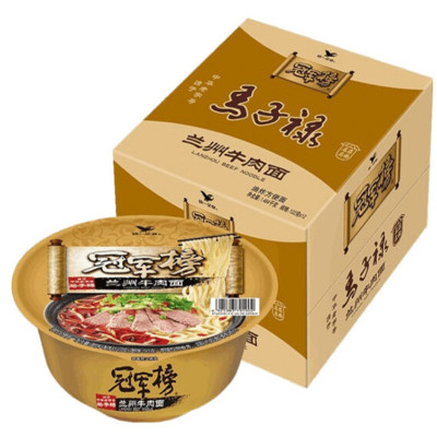 统一马子禄兰州牛肉面112克快食