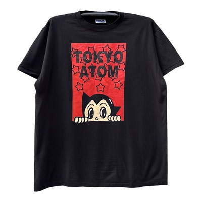 TOKYO ATOM铁臂阿童木美式复古动画怀旧质感oversize纯棉短袖T恤