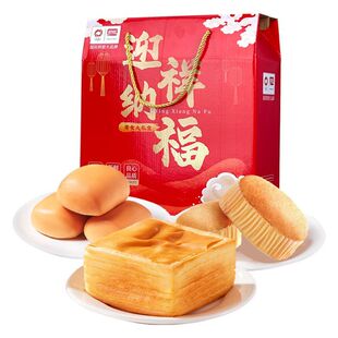 盼盼水牛奶千层小面包软面包36包年货礼盒零食大礼包春节送礼拜年