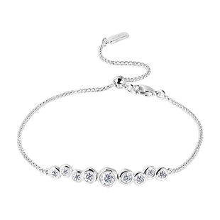 【新款】ARSIS流光泡泡手链银色细链锆石款轻奢高级感小众设计