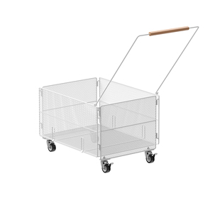 御仕家玄关桌下可移动书包置物架儿童初中生放书收纳小推车带轮拉