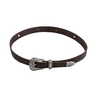 UNICAHOMME牛皮绿松石牛仔腰带