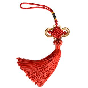 律隆精品加长款8盘富贵结中国结小挂件过新年装饰特色手工艺礼品