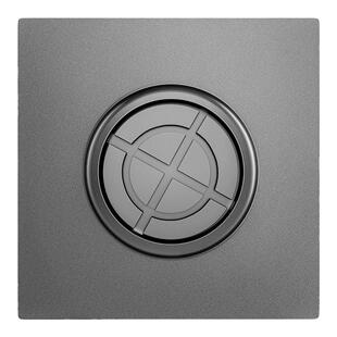 空白面板开关插座86型家用装饰白板带出线孔面板电视网络穿孔面板