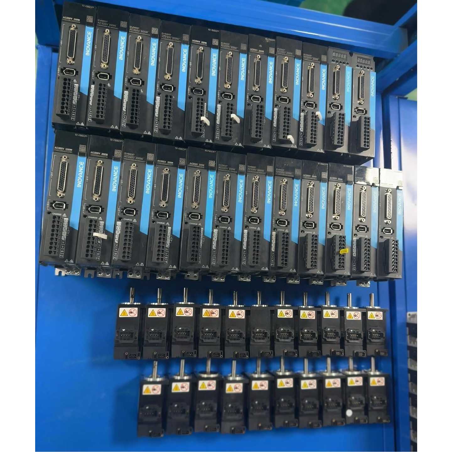 溢价-汇川66P脉冲100W 套装伺服电机套装/可配/米动力线/编图片