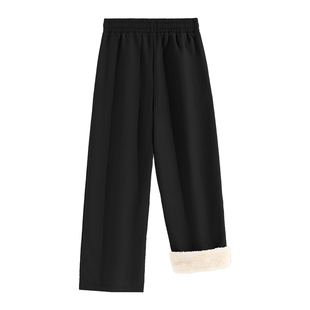 GV真维斯棉裤男款冬外穿东北加绒裤子男加厚防风直筒男士休闲裤C