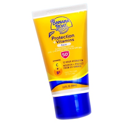 香蕉船呵护系列滋润脸部保湿防晒