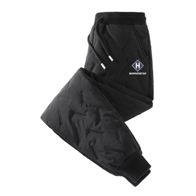 回力加厚保暖棉裤羽绒裤男束脚裤