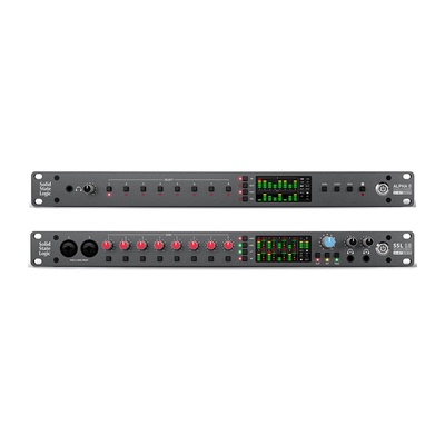 SSL18声卡 ALPHA8多通道录音棚直播K歌录音编曲机架式音频接口