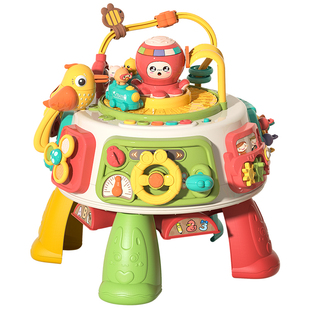 婴儿玩具多功能游戏桌忙碌屋儿童早教宝宝3至6个月0一1岁生日礼物