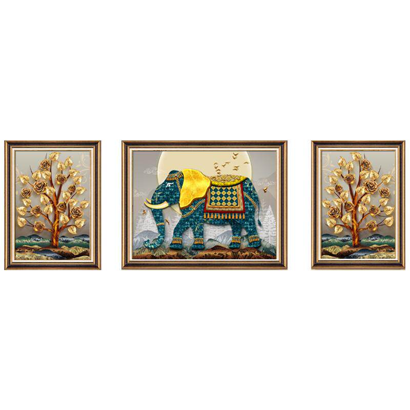 伊佳客厅沙发背景墙画防水是新款