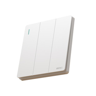 国际电工86型多控开关家用二开三开四开多控中途开关面板多联开关